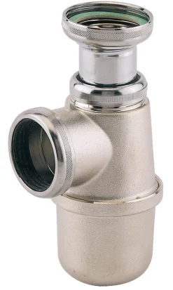 Siphon evier réglable sortie D40 laiton chromé - VALENTIN - 36720000900