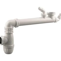 Siphon gain de place 1 bac Valentin - Diamètre 40 mm