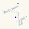 Siphon gain de place pour évier cuisine 2 bacs