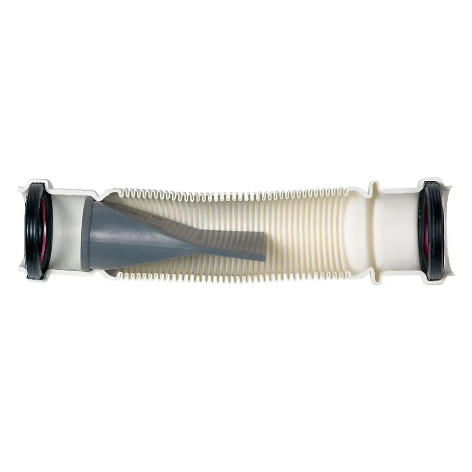 Siphon sans garde d'eau gain de place blanc 32mm Wirquin