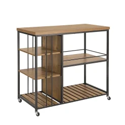 SoBuy Desserte Roulante Industrielle en Acier Stable 110 x 45 x 92 cm