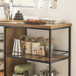 SoBuy Desserte Roulante Industrielle en Acier Stable 110 x 45 x 92 cm