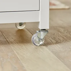 SoBuy FKW46-WN Desserte roulante chariot de cuisine avec rangement, blanc