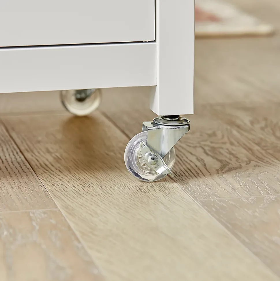 SoBuy FKW46-WN Desserte roulante chariot de cuisine avec rangement, blanc