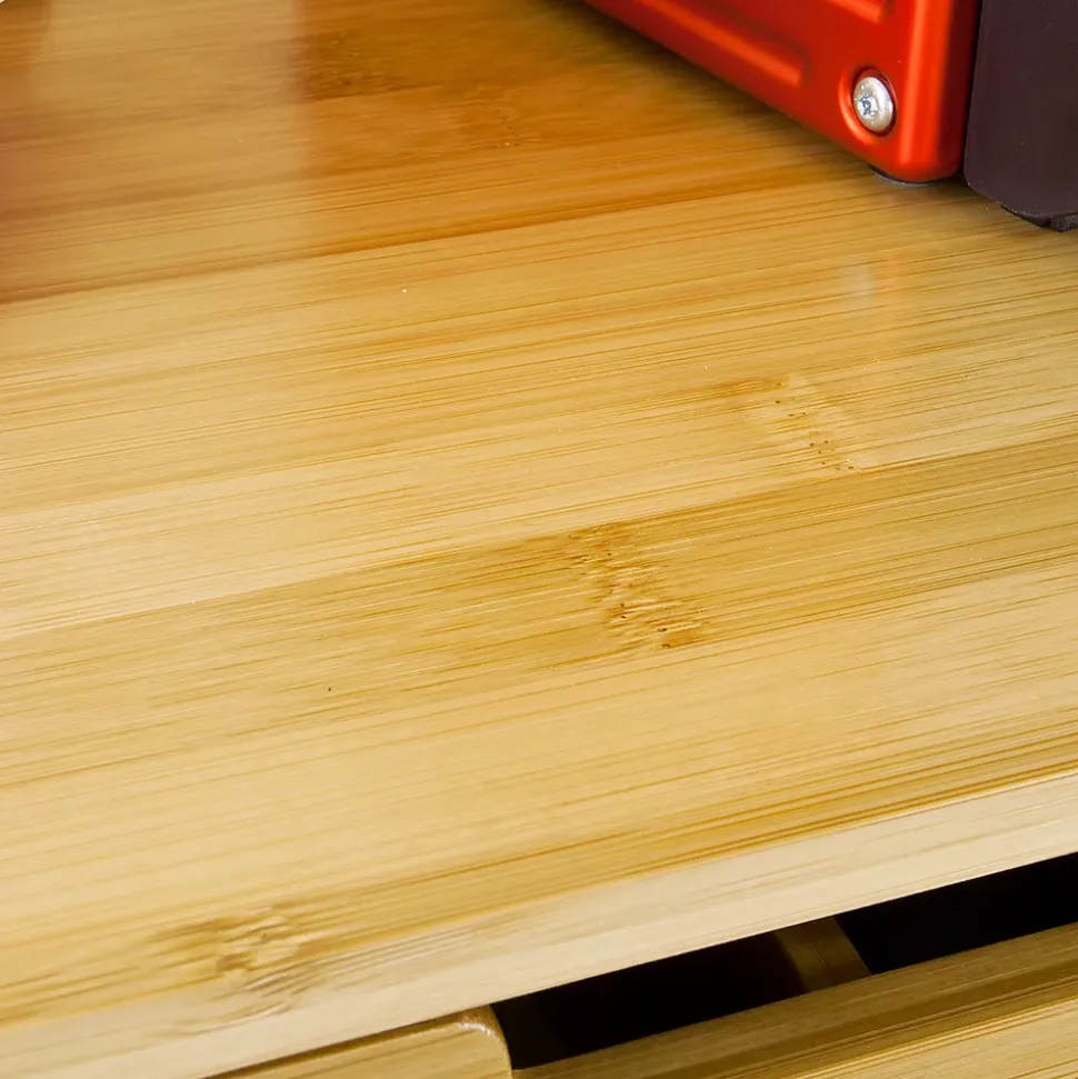 SoBuy Support à Capsules de Café en Bambou, 2 Tiroirs avec Distributeur