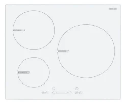 SOGELUX Table de cuisson 3 foyers induction PSI397B blanc