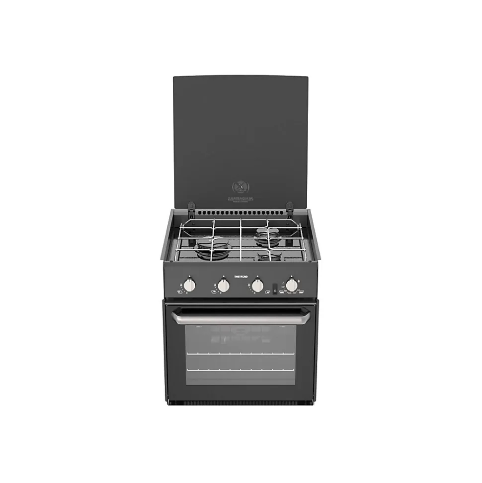 SOH70997-SP Cuisinière à Gaz Triplex Four + Plaque 12V Camping-Car THETFORD
