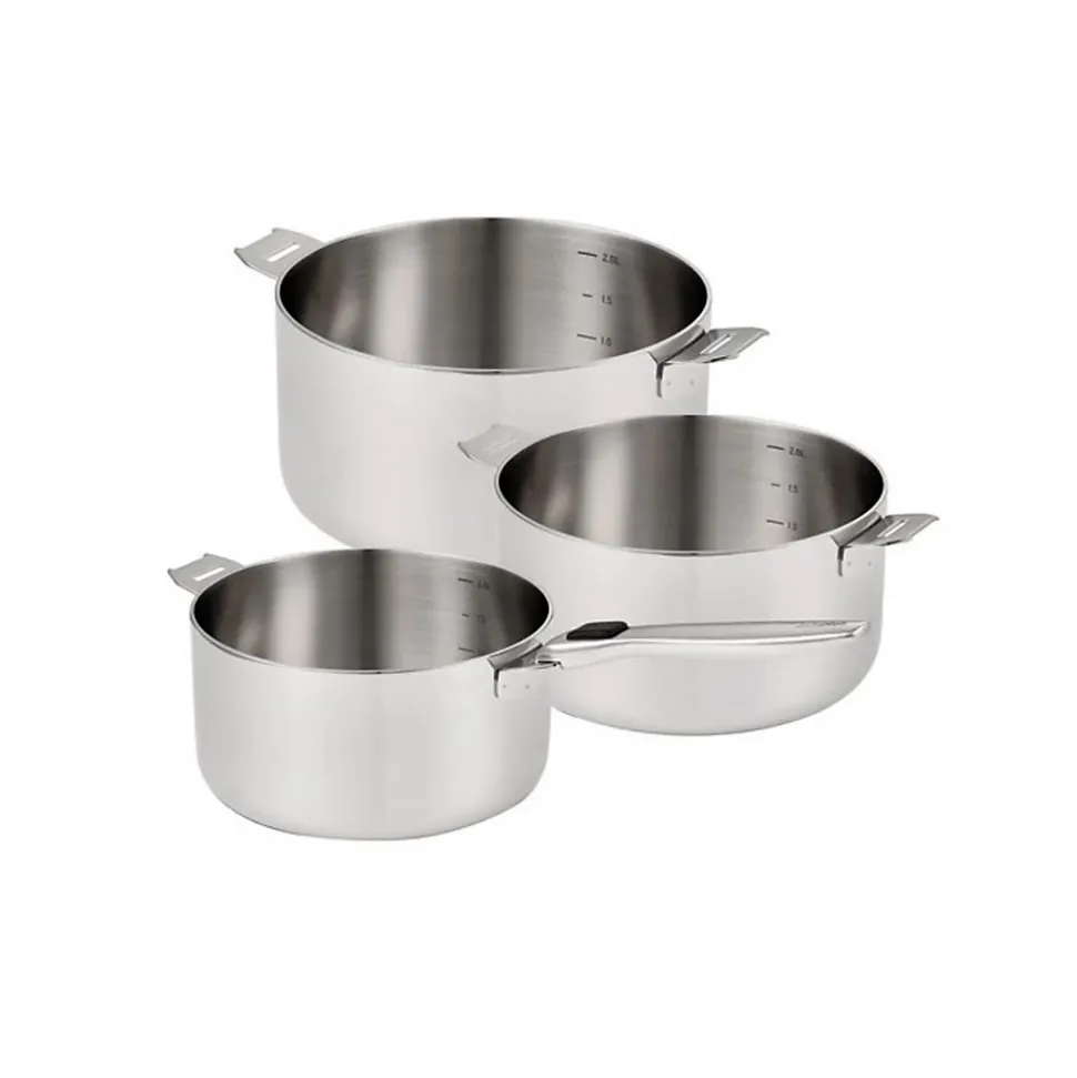 Série de 3 casseroles inox 16/18/20cm Beka 101210 r'Évolution