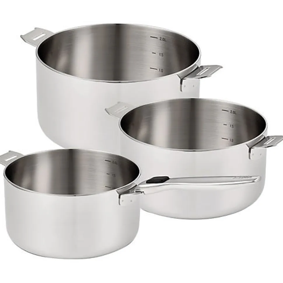 Série de 3 casseroles inox 16/18/20cm Beka 101210 r'Évolution