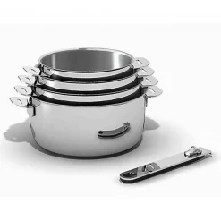Série de 4 casseroles inox 14/16/18/20cm Beka 12566964 move on
