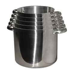 Série de 5 traiteurs inox 24/26/28/30/32cm Baumalu 342685