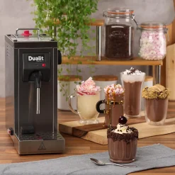 Steamer à lait 850 ml acier inoxydable brossé Dualit 84851 cino