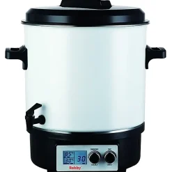 Stérilisateur de bocaux électrique avec écran lcd robinet et minuteur 27l 1800w Robby STERI PRO LCD