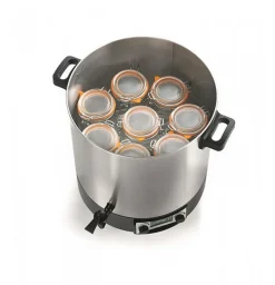 Stérilisateur de bocaux électrique cuve inox avec écran lcd robinet et minuteur 31l 2000w Nature&saveurs NS-ST31INA