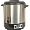 Stérilisateur de bocaux électrique cuve inox avec écran lcd robinet et minuteur 31l 2000w Robby STERI PRO INOX XL LCD