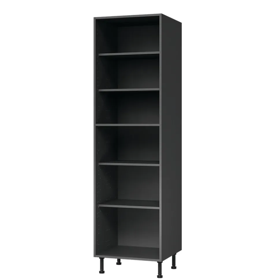 Structure pour colonne électroménager GoodHome anthracite H. 201 cm x l. 60 cm