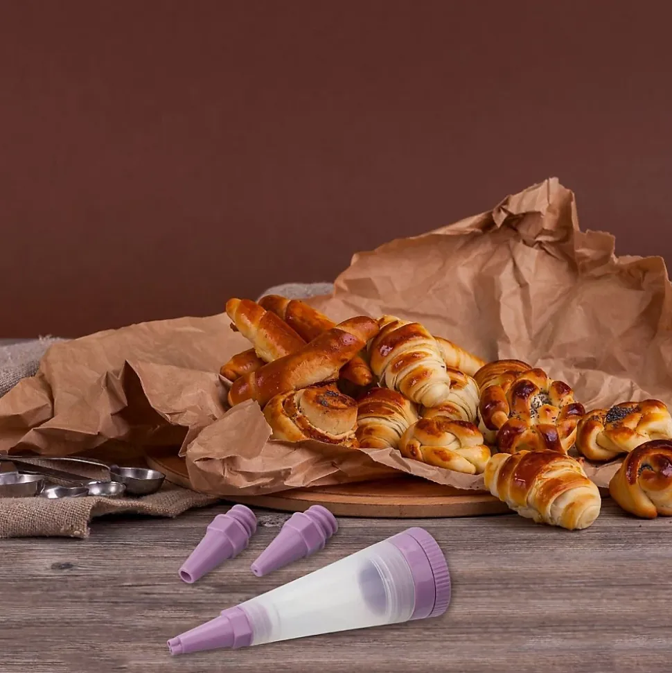 Stylo de pâtisserie et 3 embouts de décoration Zenker Sweet Sensation