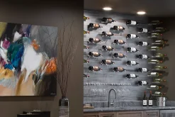 Support à bouteille Vino Pins tiges pour 1 bouteille Aluminium usiné avec collet