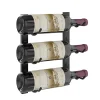 Support à bouteilles Série W1 pour 3 bouteilles, métal noir