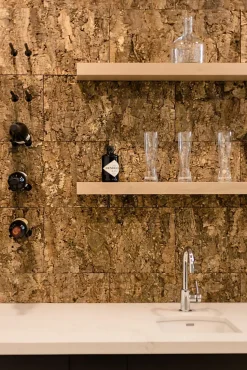 Support à bouteilles Vino Rails tiges en métal 1 Bouteille Noir (gyps)