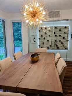 Support à bouteilles Vino Rails tiges en métal 1 Bouteille Noir (gyps)