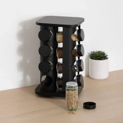 Support à épices 16 emplacements noir - Noir- 5five