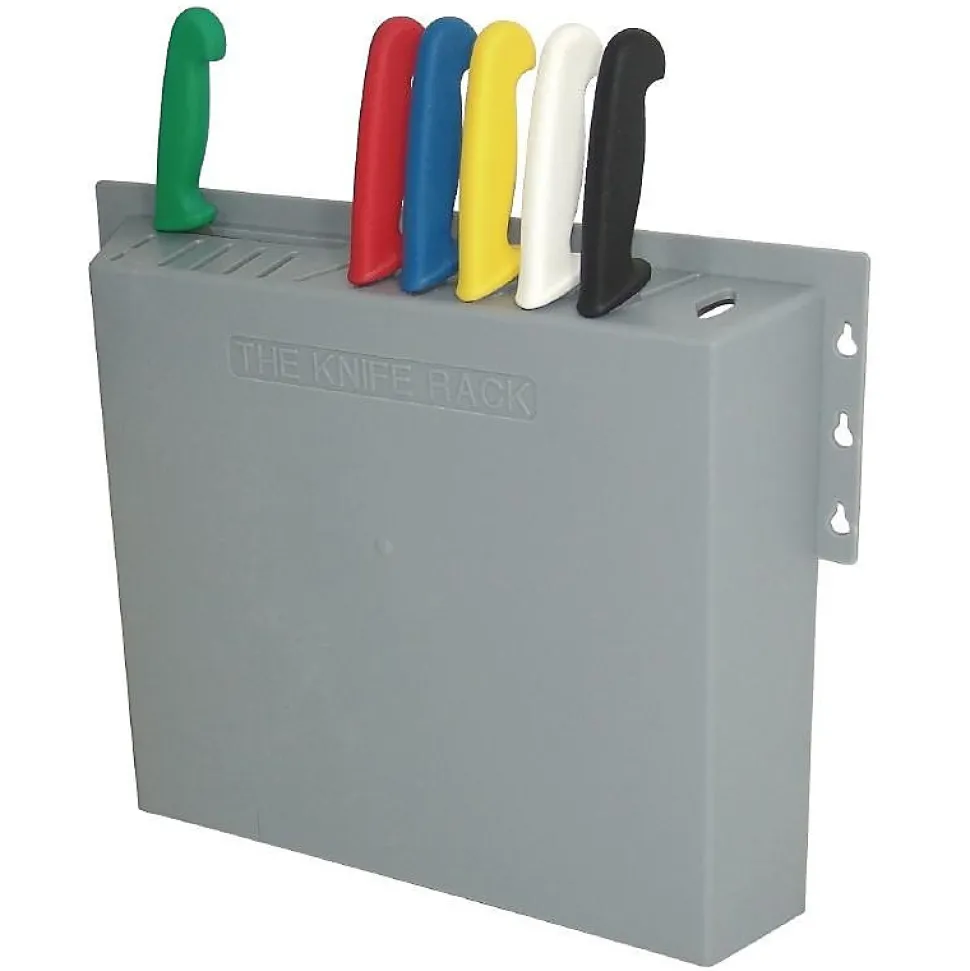Support Mural Plastique pour Couteaux - 14 Pièces - Hygiplas