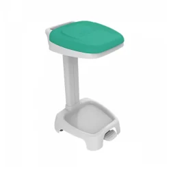 Support sac 120 L + couvercle vert