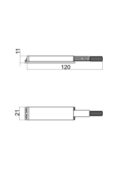Système d'ouverture poussoir Push Pull Turun GoodHome