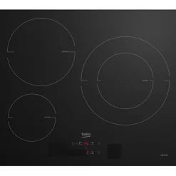 Table a Induction BEKO HII63405MT - 3 plaques de cuisson - Noir