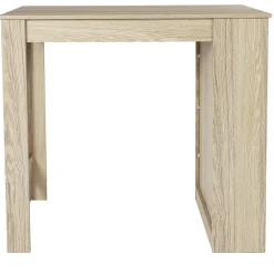 Table de bar mange debout avec 4 niches de rangement