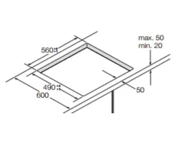 Table de cuisson à induction 7.2kw 4 foyers noir Samsung NZ64M3707AK