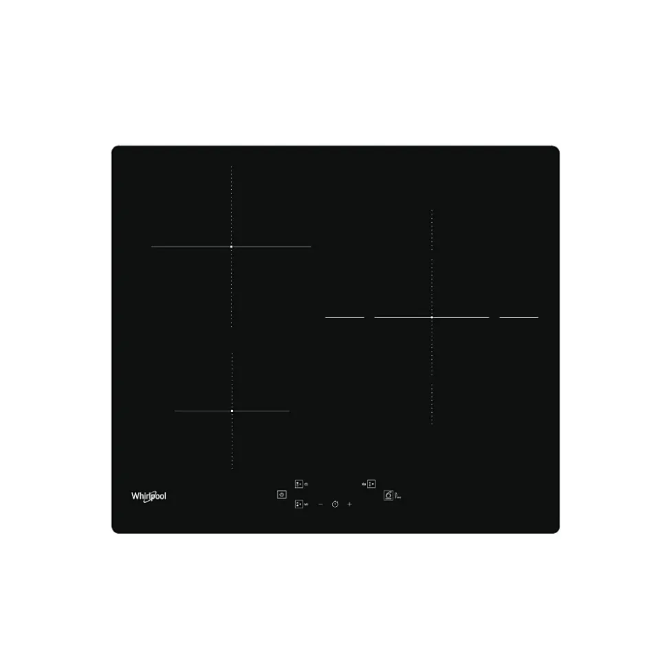 Table de cuisson à induction 60cm 3 feux 7200w noir Whirlpool WSQ3860NE