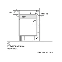 Table de cuisson à induction 91cm 4feux 7400w noir Siemens EX275HXC1E