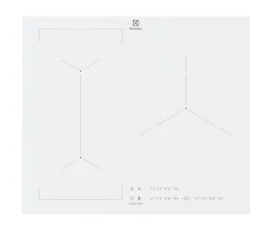 Table de cuisson à induction 59cm 3 feux 7350w blanc Electrolux EIV63342CW