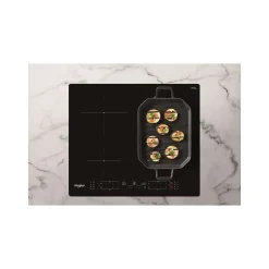 Table de cuisson à induction 60cm 4 feux 7200w noir Whirlpool WBB8360NE