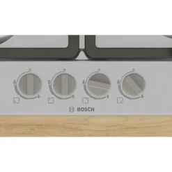 Table de cuisson a gaz - BOSCH Série 4 - 4 foyers - 52 x 58,2 x 4,5 cm - PGP6B5K90 - Inox