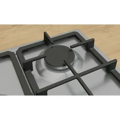 Table de cuisson a gaz - BOSCH Série 4 - 5 foyers - 52 x 75 x 4,5 cm - PGQ7B5K90 - Inox