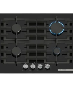 Table de cuisson a gaz - BOSCH Série 6 - 4 foyers - 52 x 59 x 4,5 cm - PPP6A6I40 - Noir