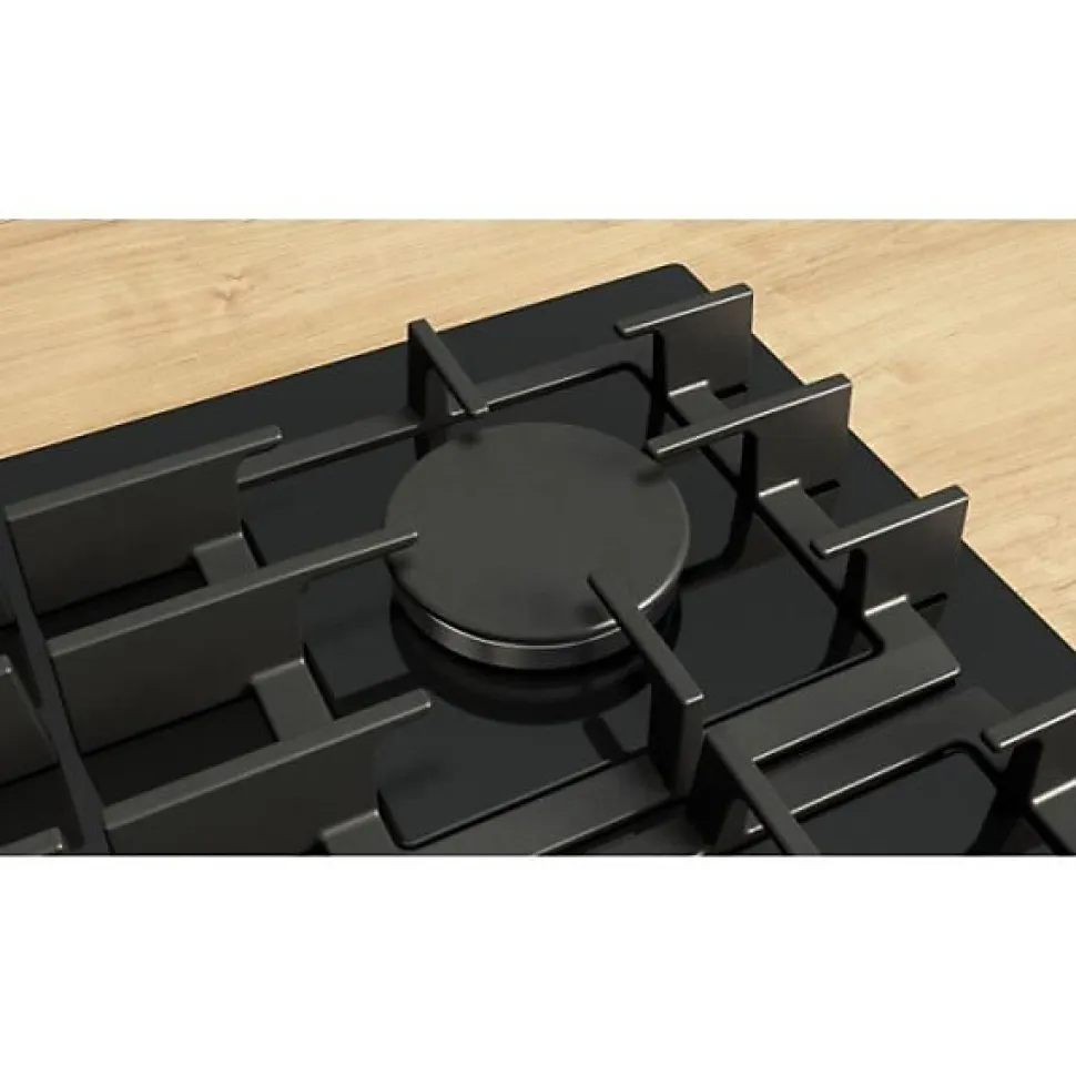 Table de cuisson a gaz - BOSCH Série 6 - 4 foyers - 52 x 59 x 4,5 cm - PPP6A6I40 - Noir