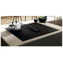 Table de cuisson aspirante induction 60cm 4 feux 7500w noir Elica PRF0167053