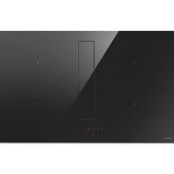 Table de cuisson aspirante induction 83cm 4 feux 7400w noir Elica PRF0179476 nikolatesla fit xl