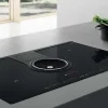 Table de cuisson aspirante induction 83cm 4 feux 7400w noir Elica PRF0120975