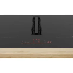 Table de cuisson aspirante induction 4 feux 7400w noir Bosch PVQ811H26E