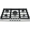 Table de cuisson gaz 73cm 5 feux inox Whirlpool GMWL758IXLFR