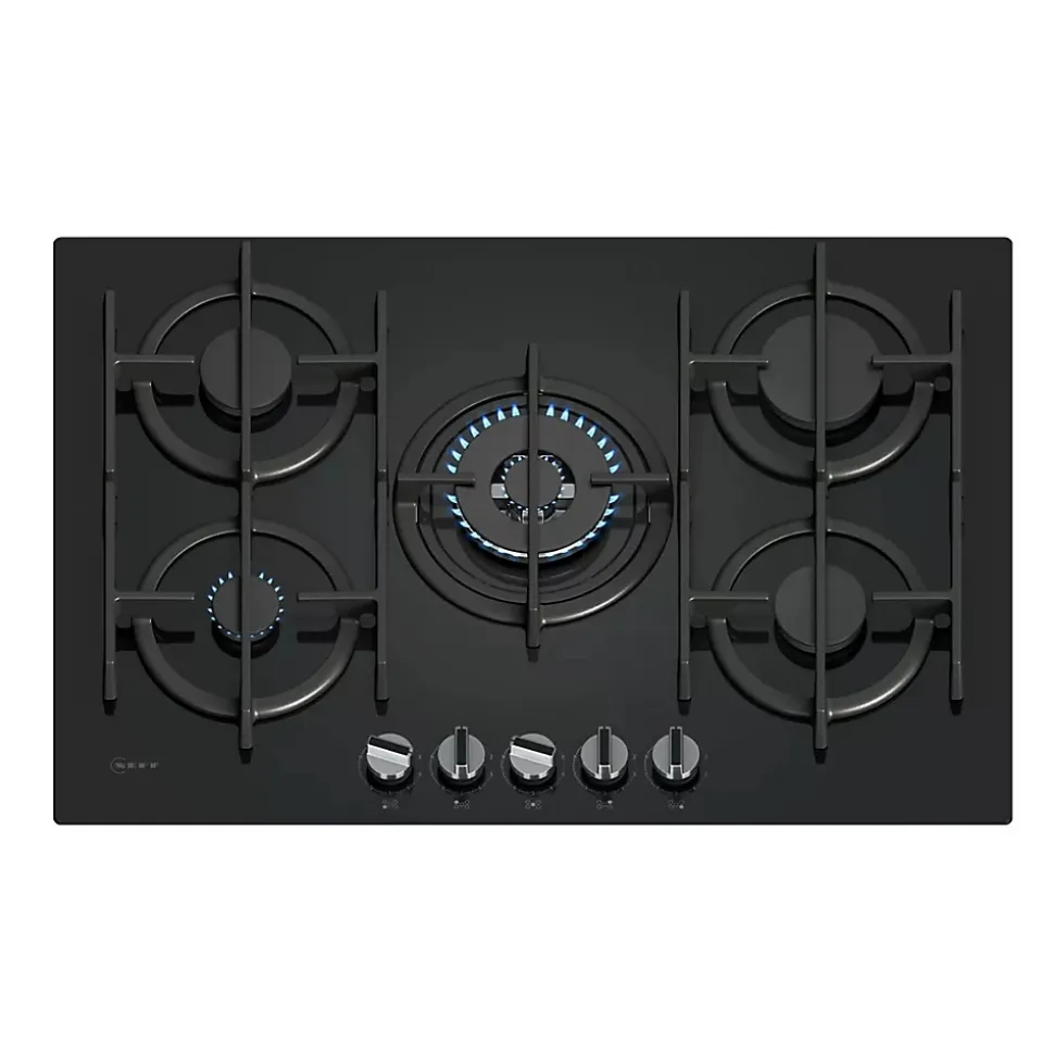 Table de cuisson gaz 75cm 5 feux 11500w Neff T27PIQ4S0 n 70