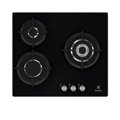 Table de cuisson gaz 56cm 3 feux noir Electrolux EGT6633NOK