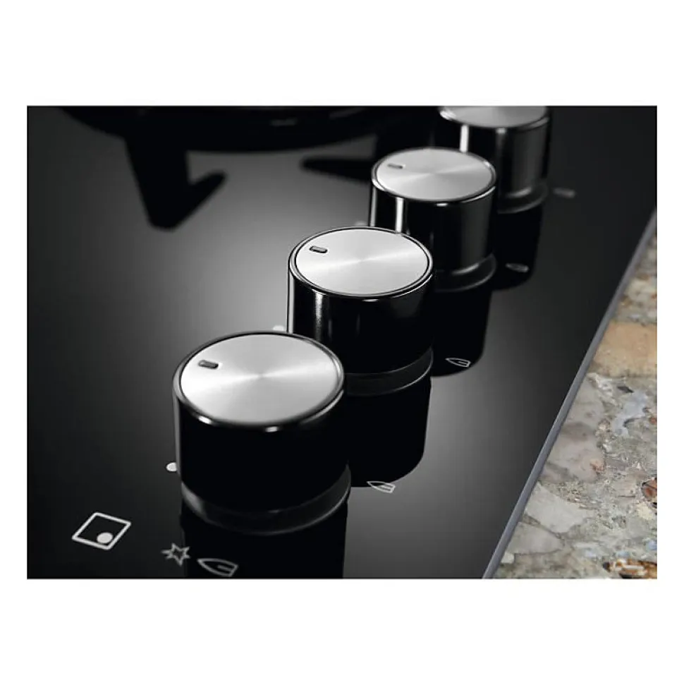 Table de cuisson gaz 59cm 4 feux noir Electrolux KGG64362K série 600