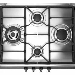 Table de cuisson gaz 60cm 4 feux inox Smeg SER60SGH3