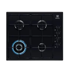 Table de cuisson gaz 60cm 4 feux Electrolux EGS6414K série 300